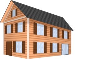 Lots of windows on a house
