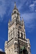 Town Hall in Munich against the sky