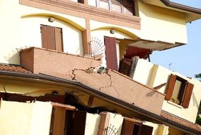 Earthquake Collapse House