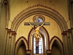Church Cross and jesus