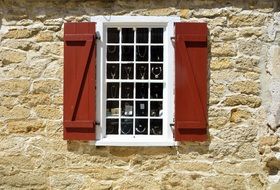 Stone Wall with window