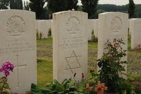 tombstones in belgium