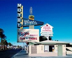 motel as a wedding chapel in las vegas