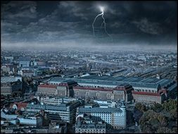 City roofs Panorama