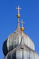 two church domes