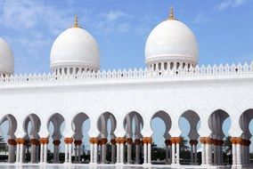 colonnade of Sheikh Zayed mosque