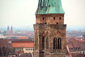 roof of the church in Germany