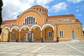 Saint George Church, facade, cyprus, Paralimni