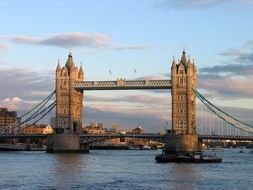 Landscape of Tower Bridge in London