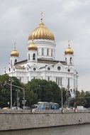 big orthodox monastery Moscow