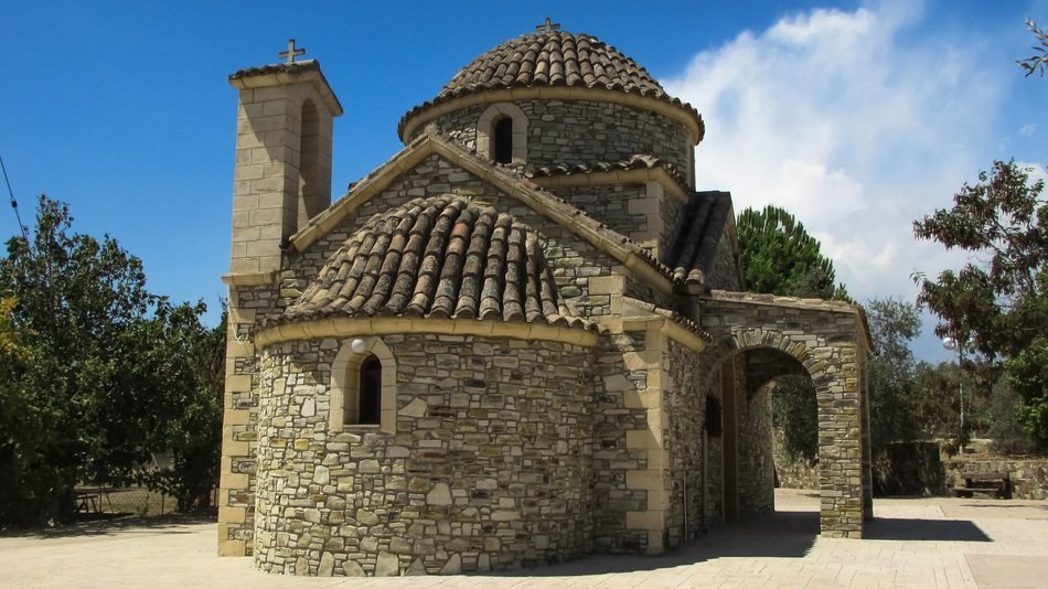 Orthodox stoned Church in Cyprus