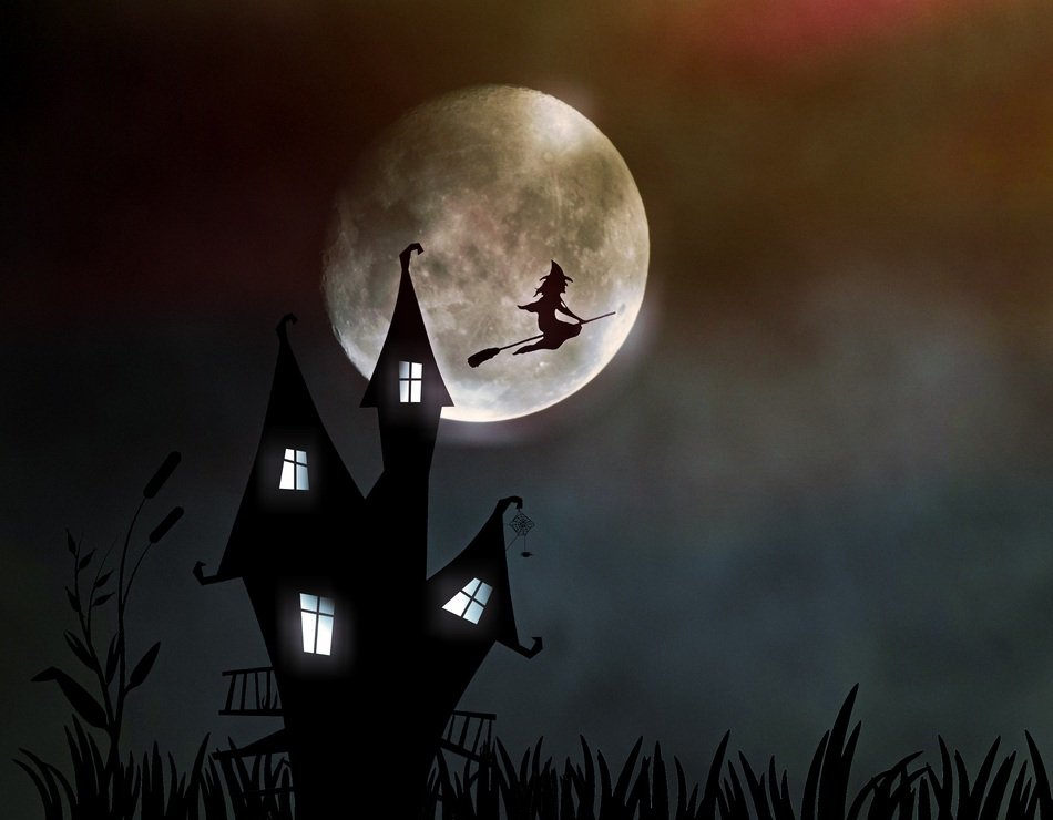 clipart of the witch's house