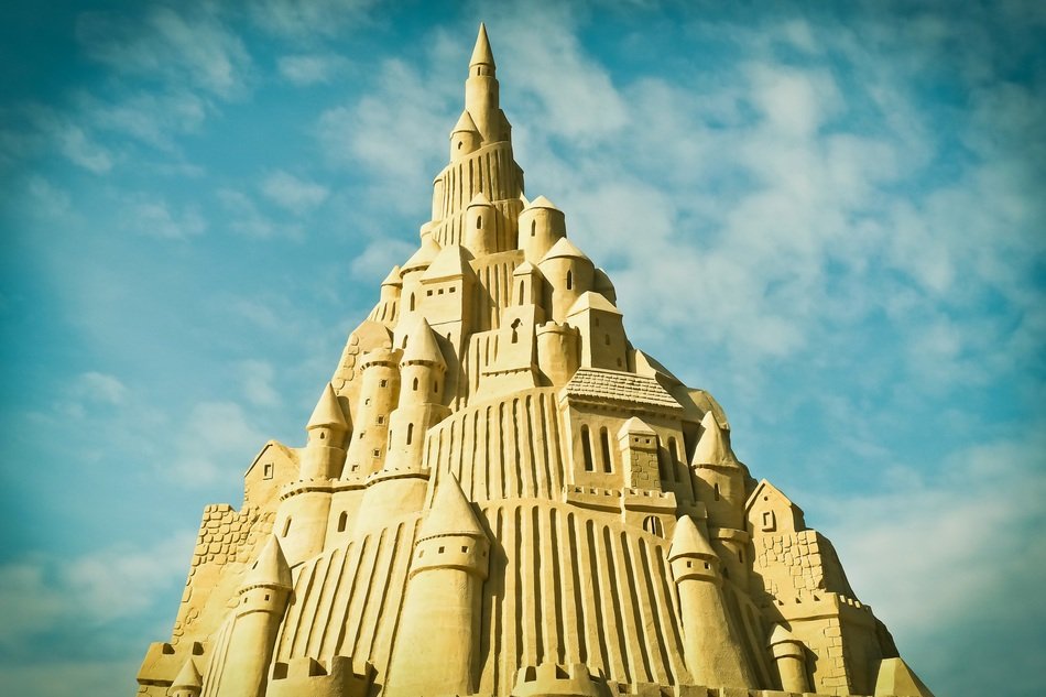 art of sand sculpture