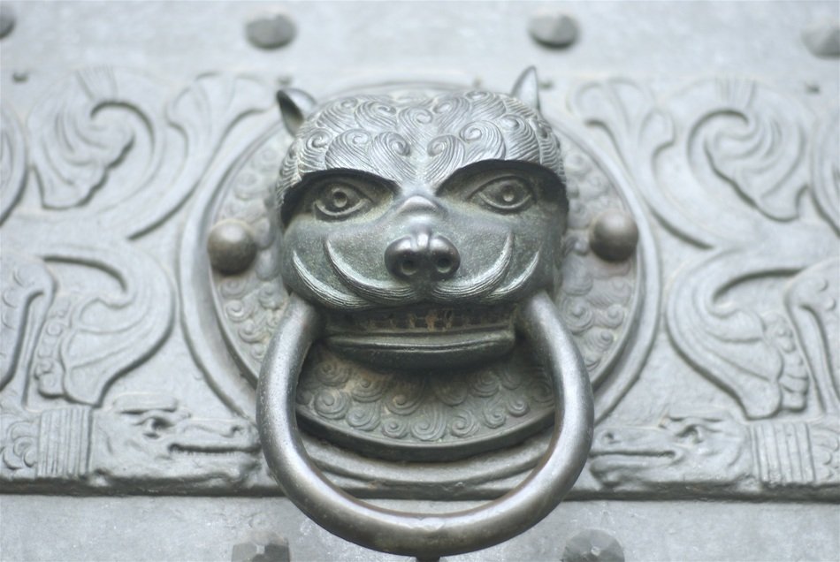 door knocker as decoration