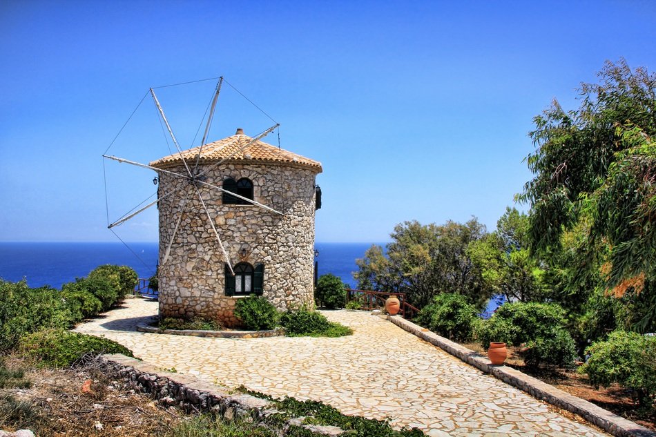 windmill in Zakynthos