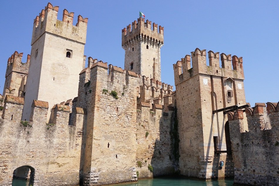 knightly castle of middle ages