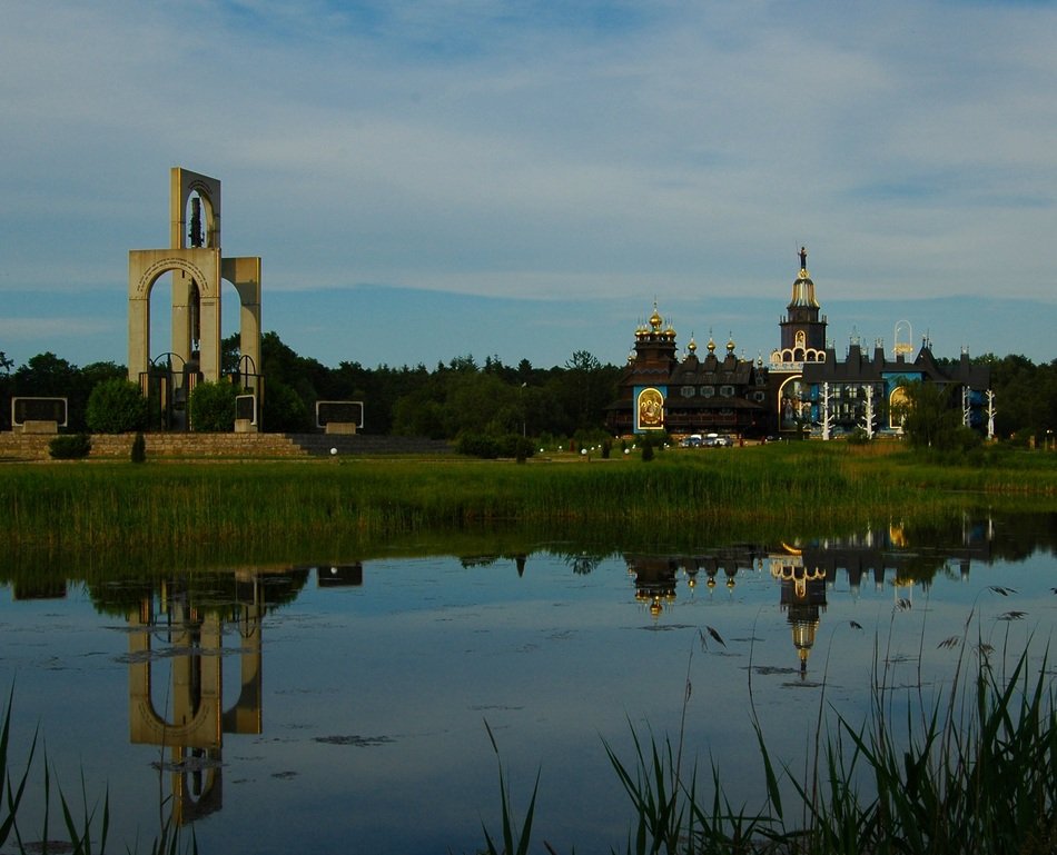 the palace of the bells near the water