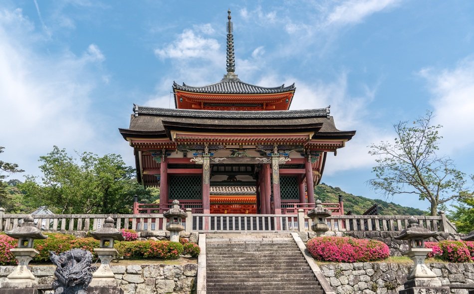 Kiyomizu-dera, ancient Buddhist Temple, Japan, Kyoto