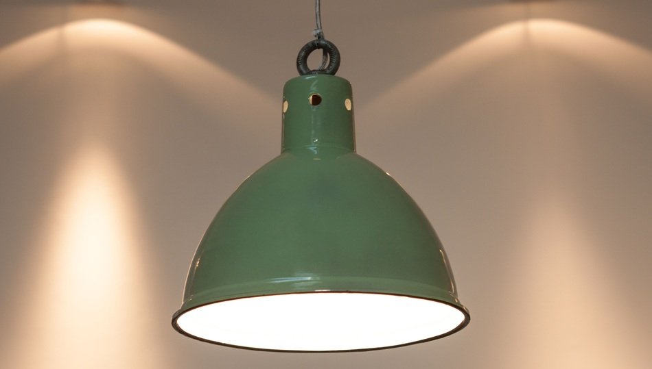 green original factory pendant light