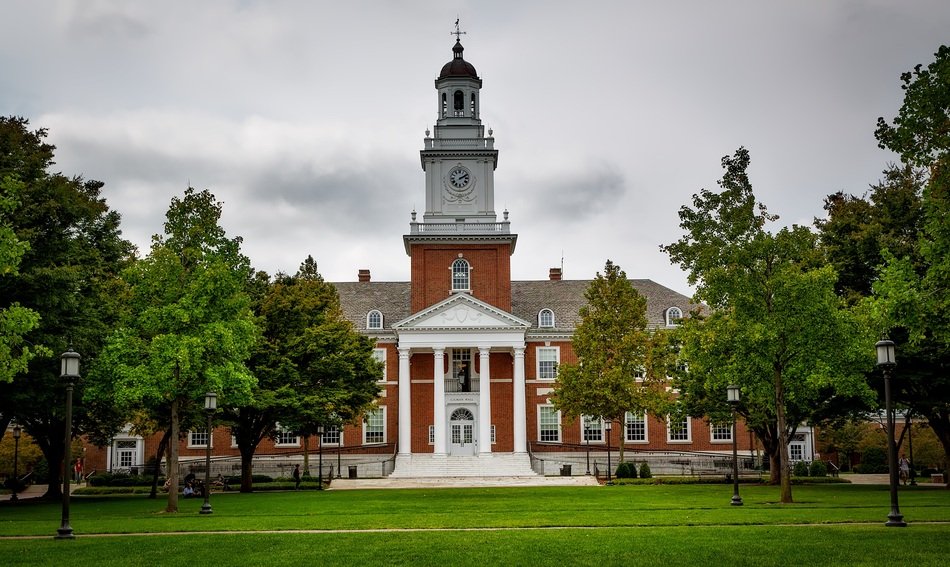 Johns Hopkins University clock tower