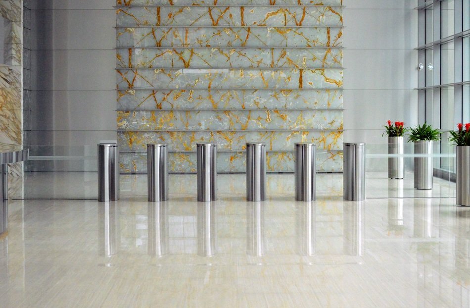 Inside of the business center