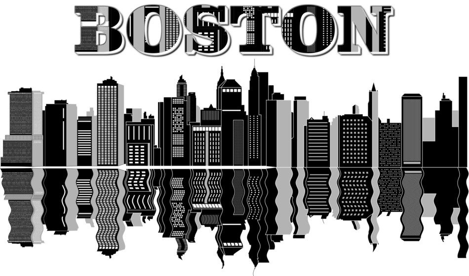 Boston Cityscape Sketch Free Image Download