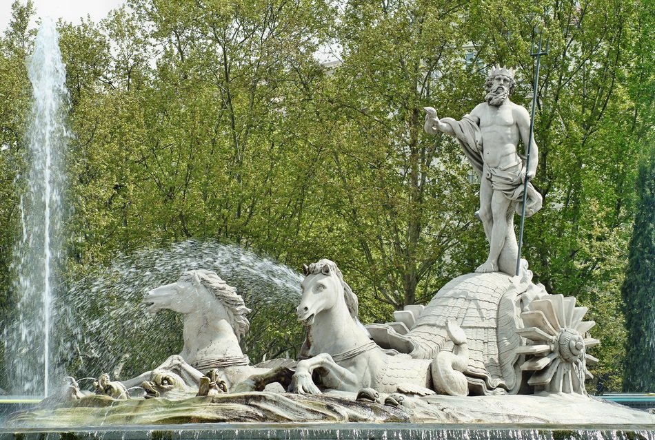 Source Of Neptune In Madrid