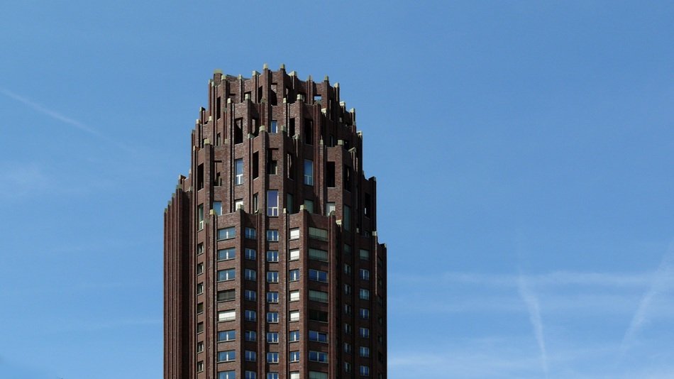 high-rise hotel against the sky