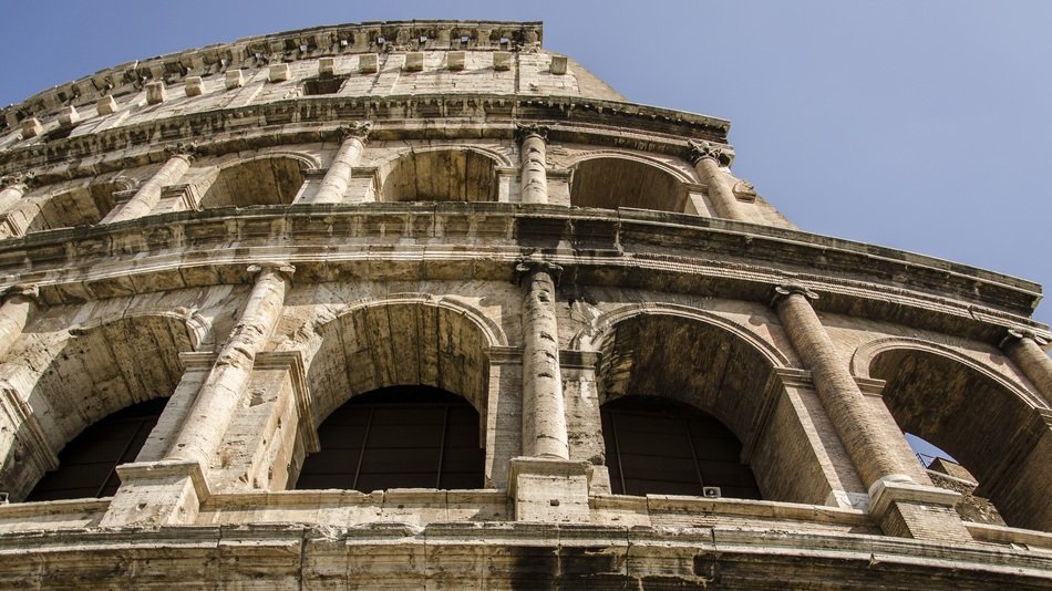 outer part Colosseum, Rome