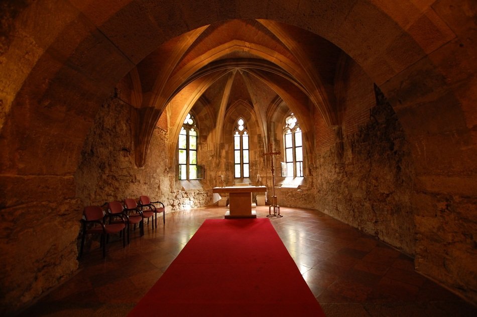 interior of the Buda Castle, Hungary