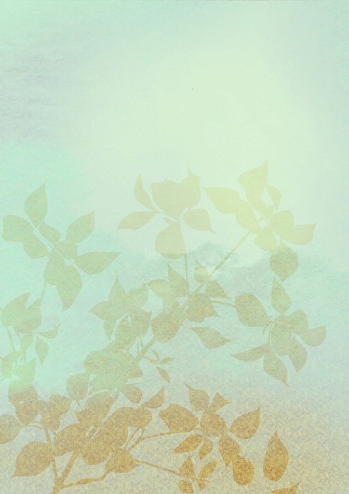 Background flower silhouettes