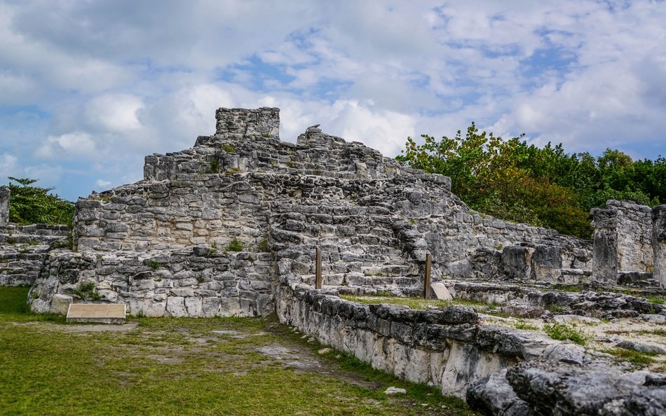 ruins against the sky