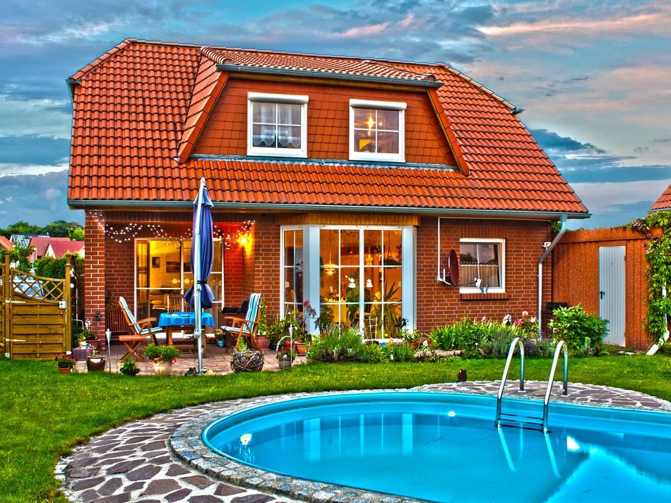 Beautiful home clipart