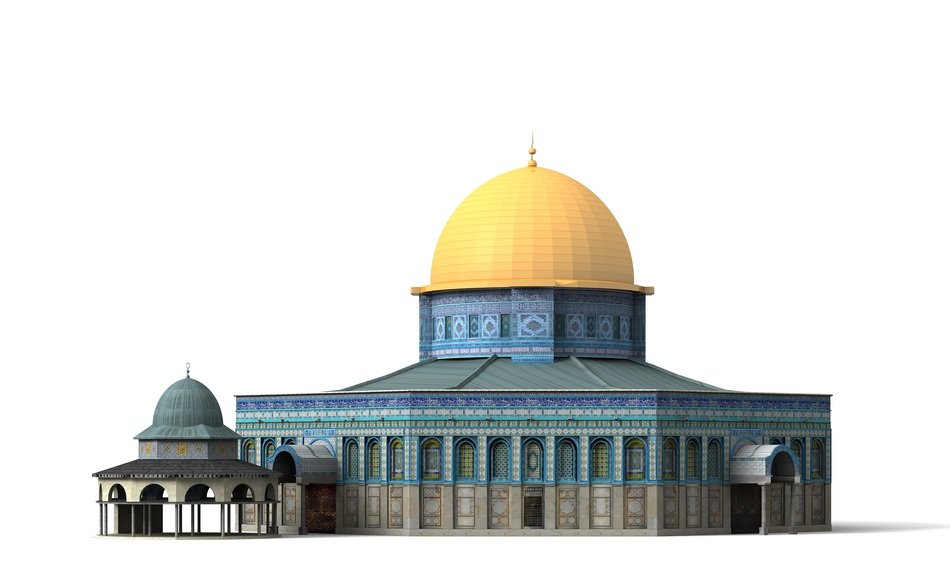 Church in Jerusale, dome of the rock