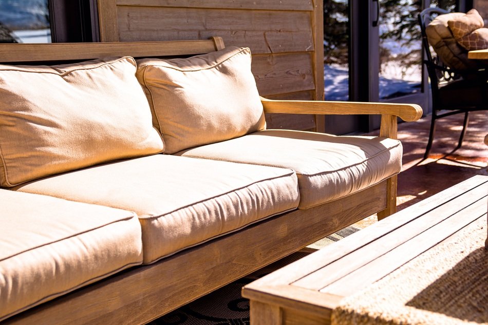 comfortable couch outdoor