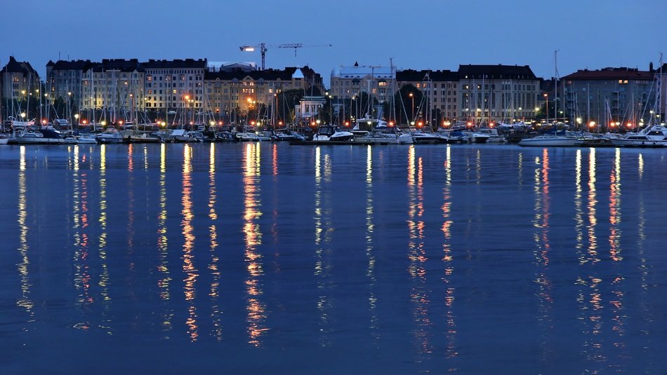 Helsinki City Night