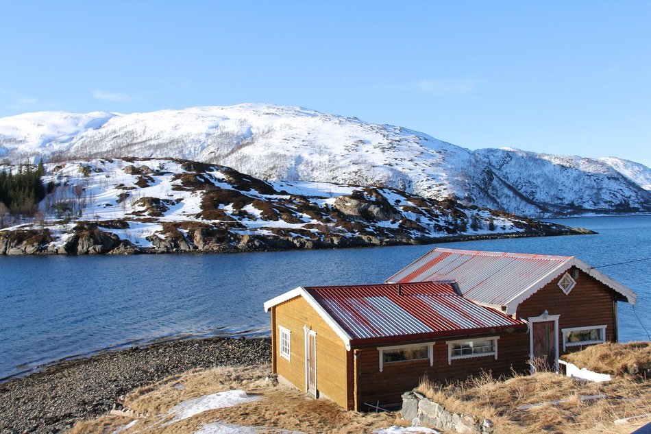 beautiful landscape of Kvaløysletta