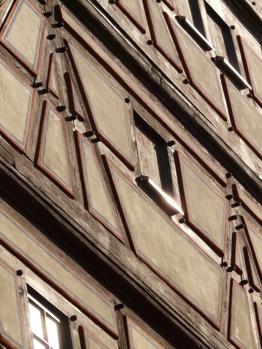 the facade of the building on the farm