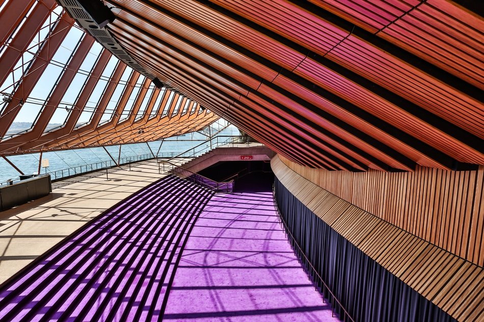 corridor at the Opera in Sydney