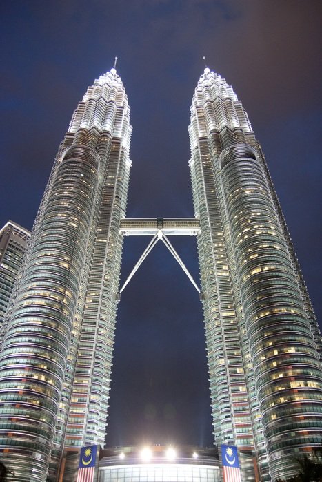 Petronas Towers at night