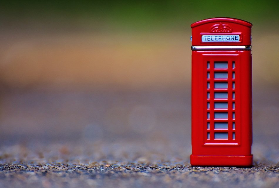 phone booth on the road