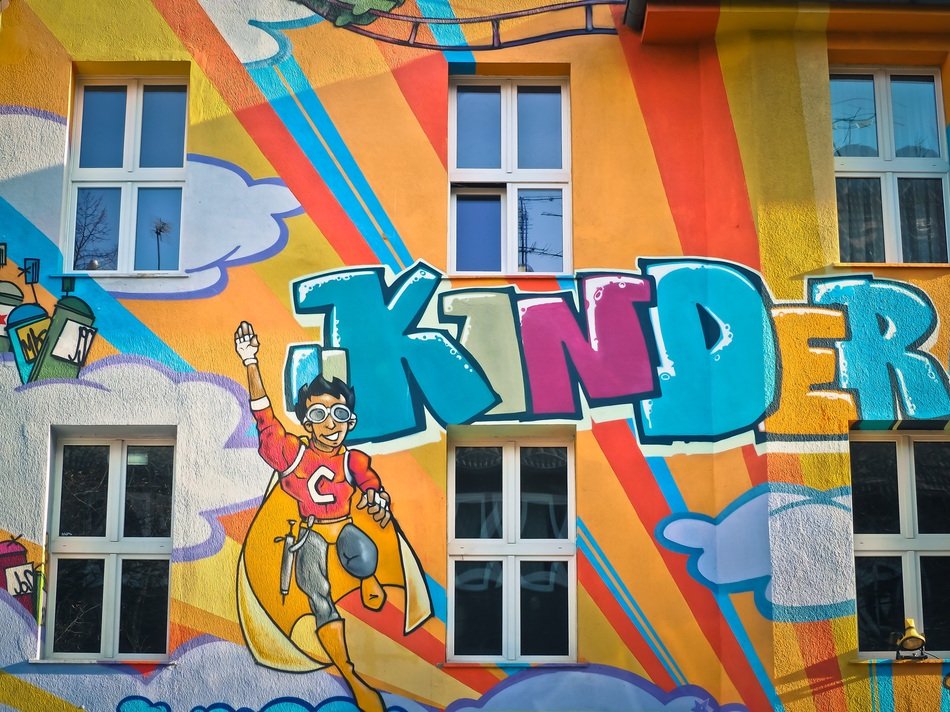 Kindergarden facade Düsseldorf