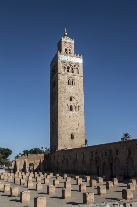 cemetery near Mosque in morocco, Marrakech