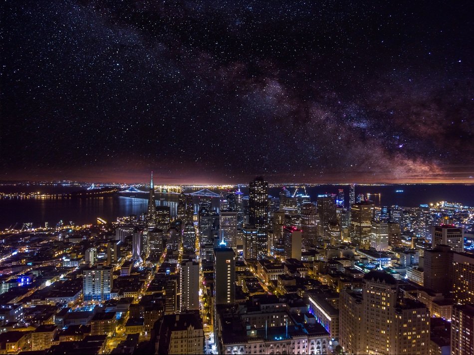 san francisco Galaxy Milky Way