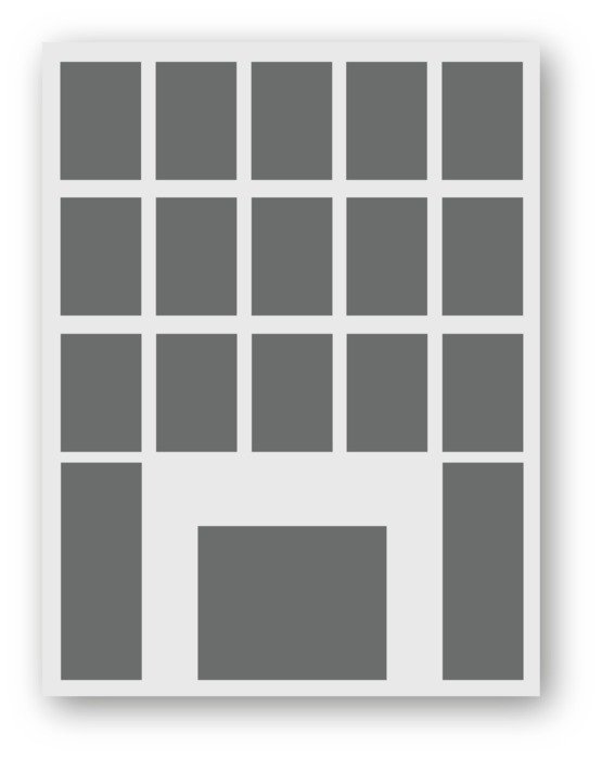 graphic image of a building made of blocks