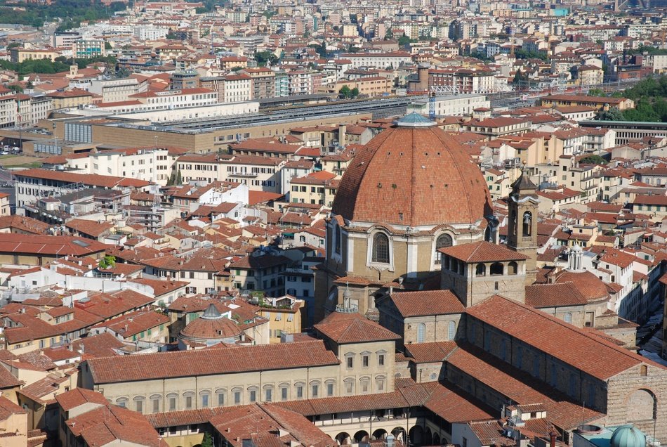 view of the church in florence