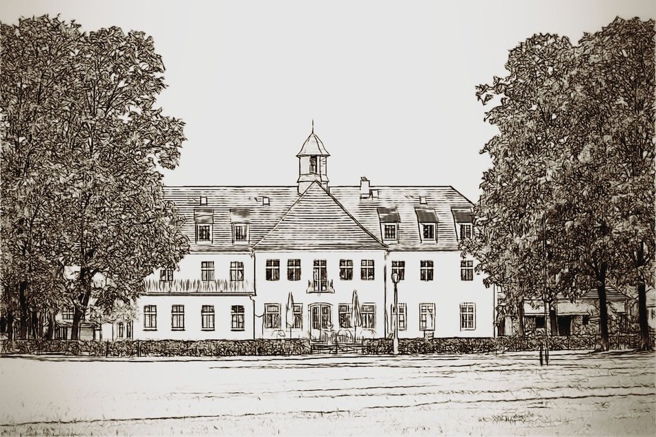 Sketch of the building