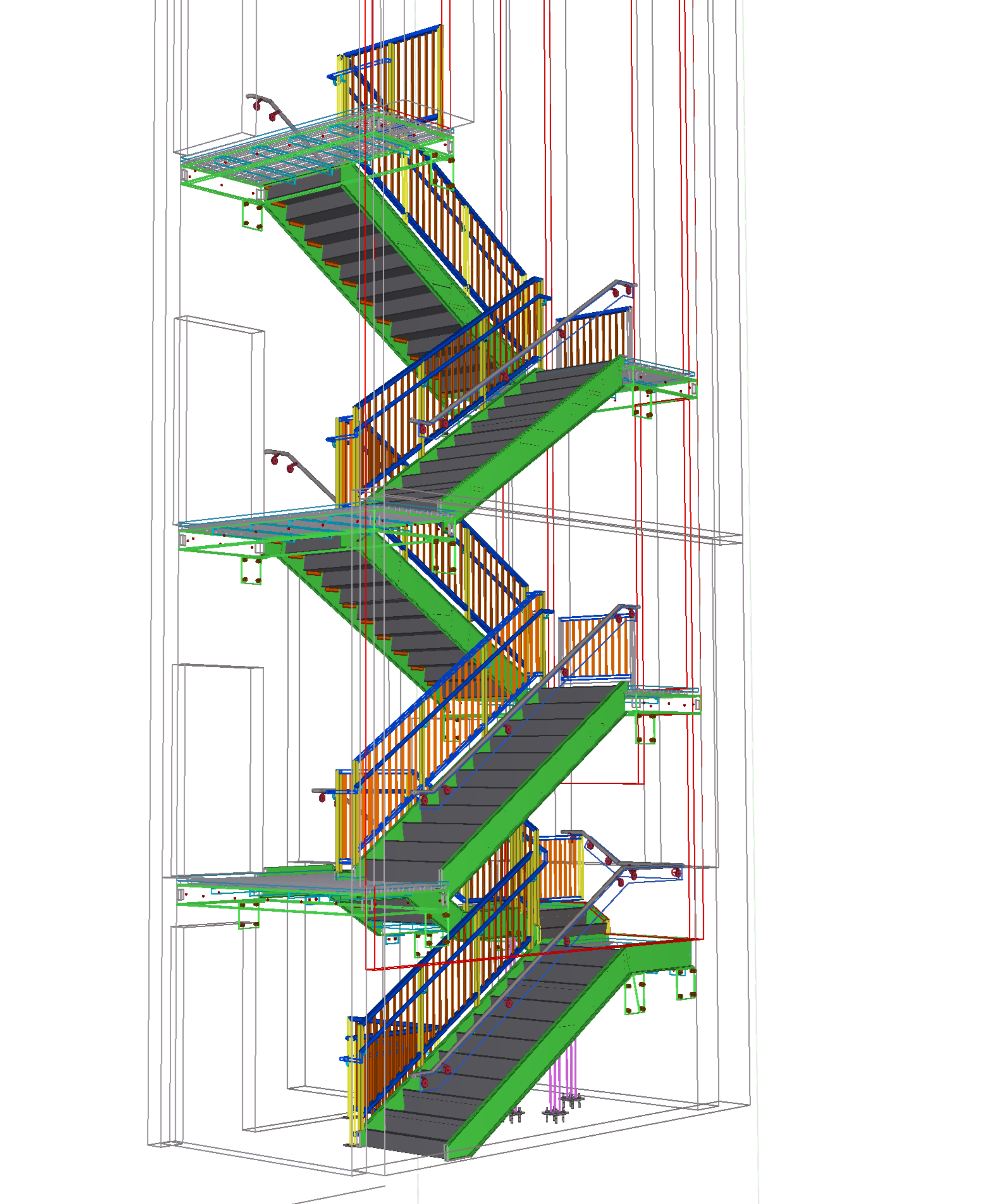 Staircase, 3d drawing free image download