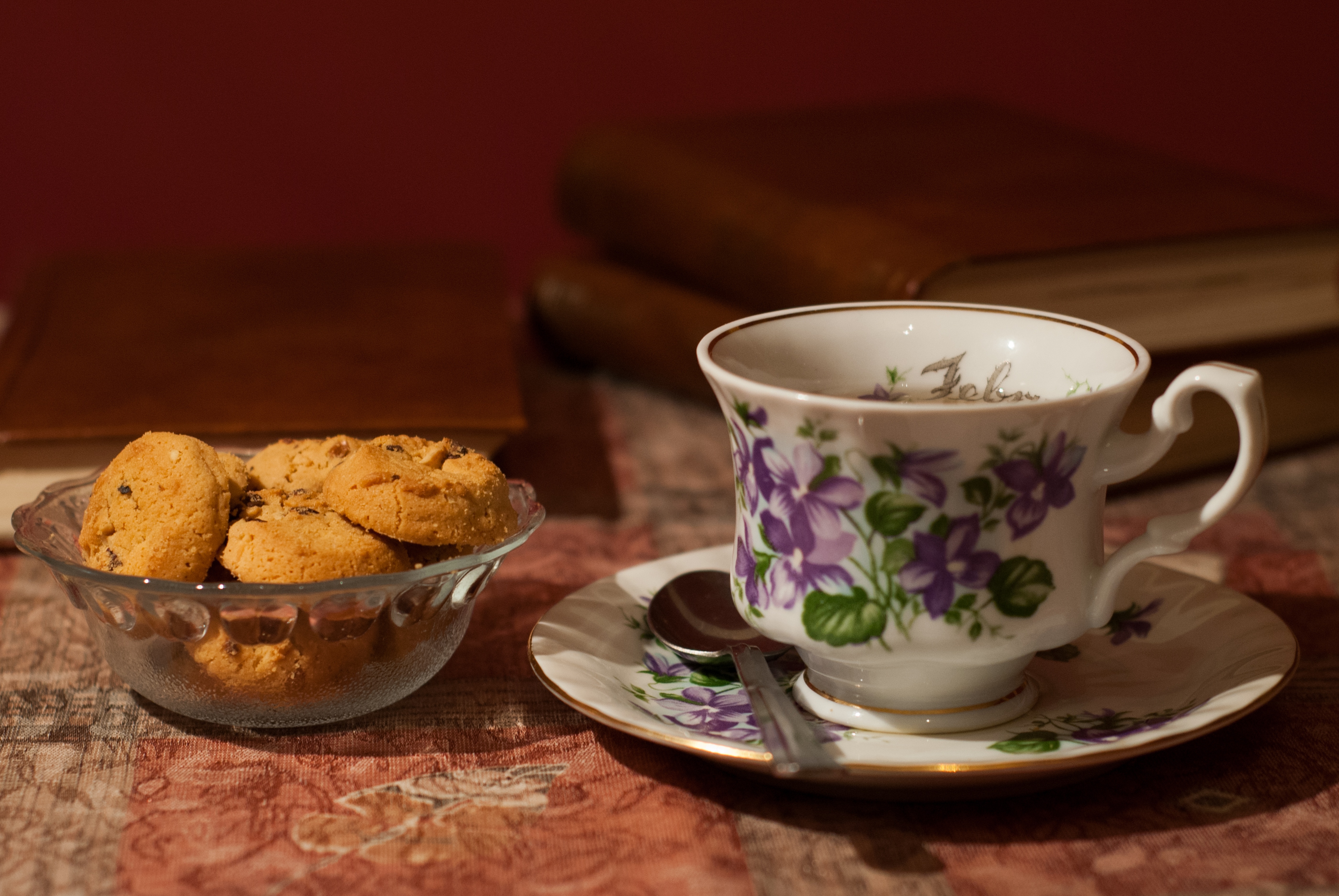 Tea and Biscuits Top view