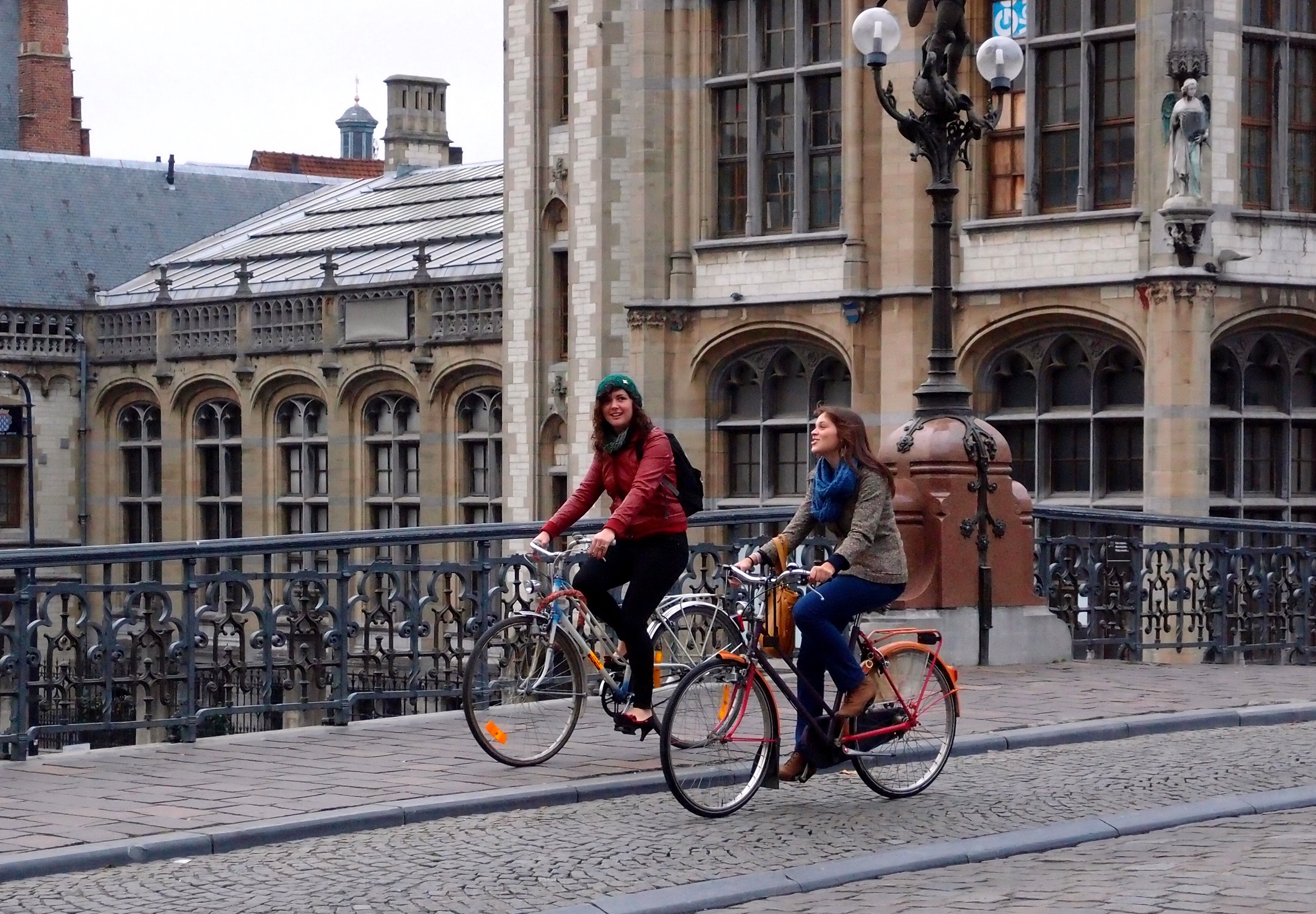 girls on bicycles